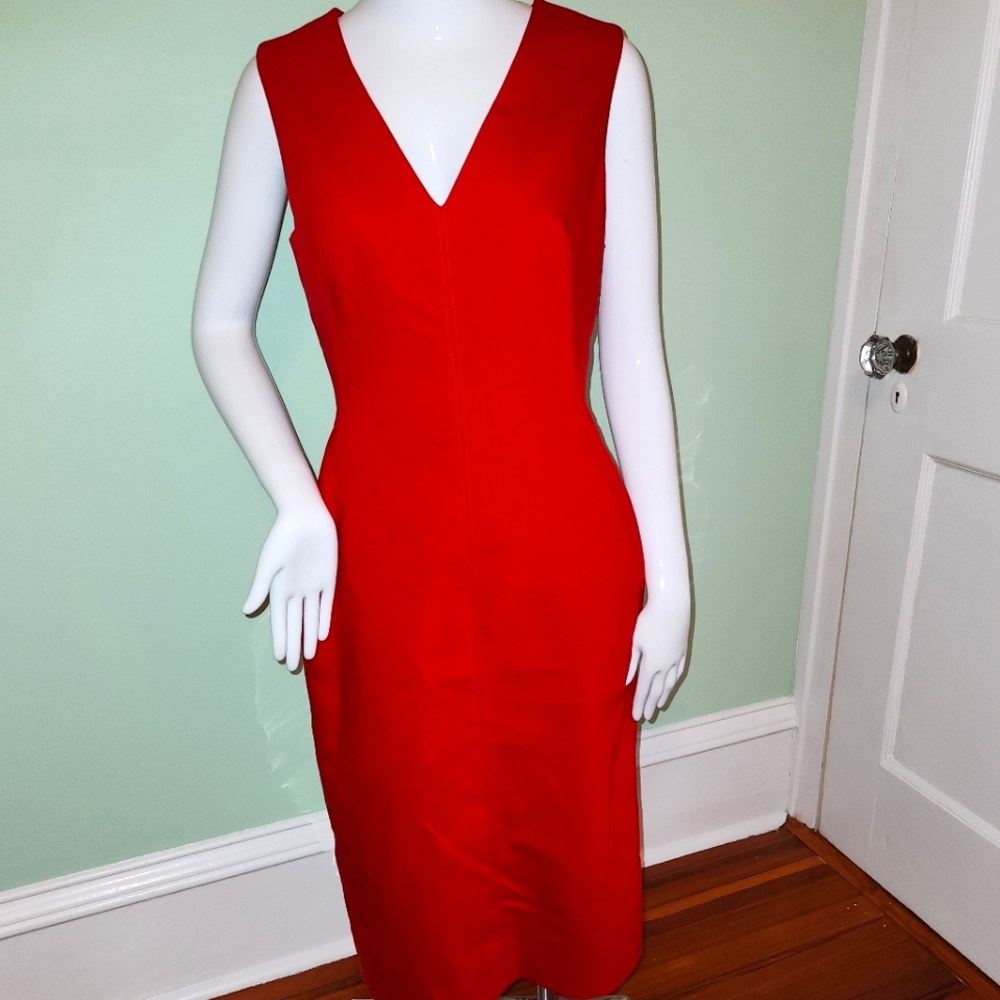 Red Size 6 Antonio Melani Shift Dress